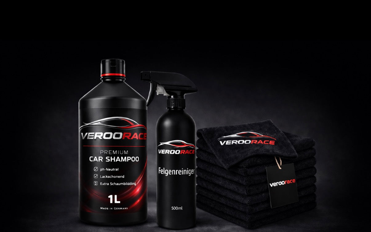 VerooRace Premium Care Bundle – Das ultimative Autopflege-Komplettset